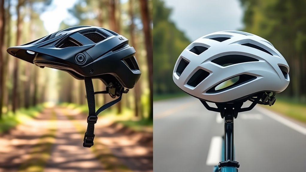 mountain bike helmet features