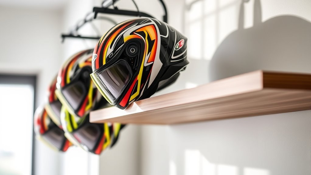 optimal helmet storage location