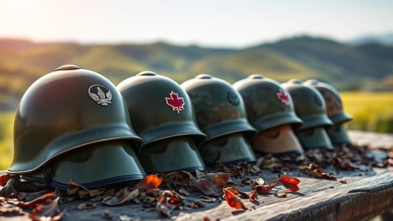 peacekeeping mission military helmets