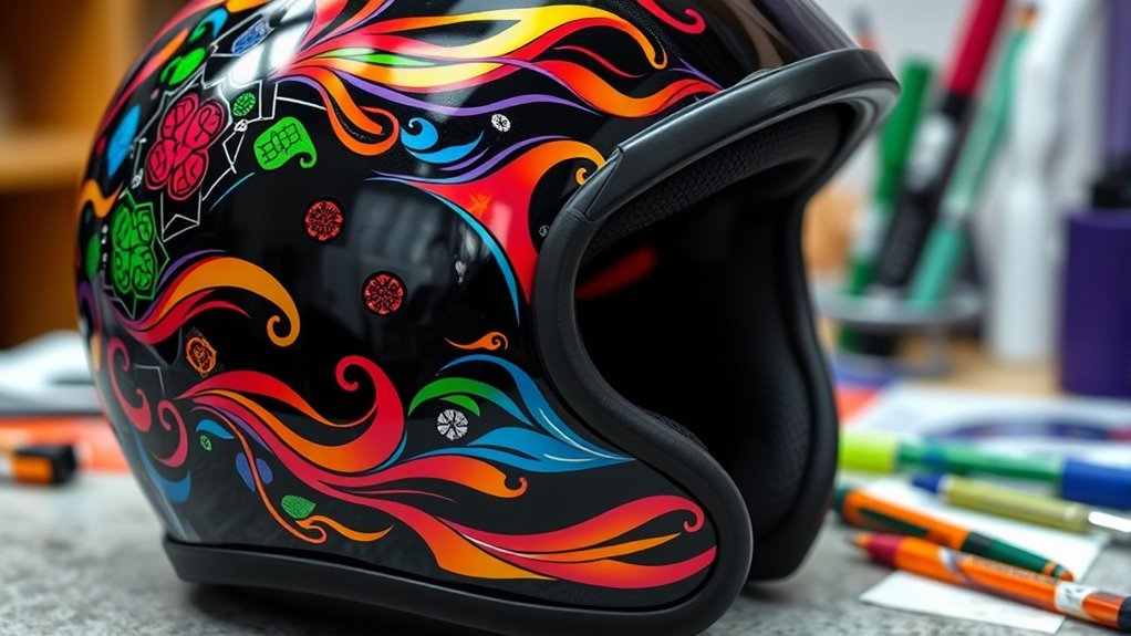 personalize your helmet decor
