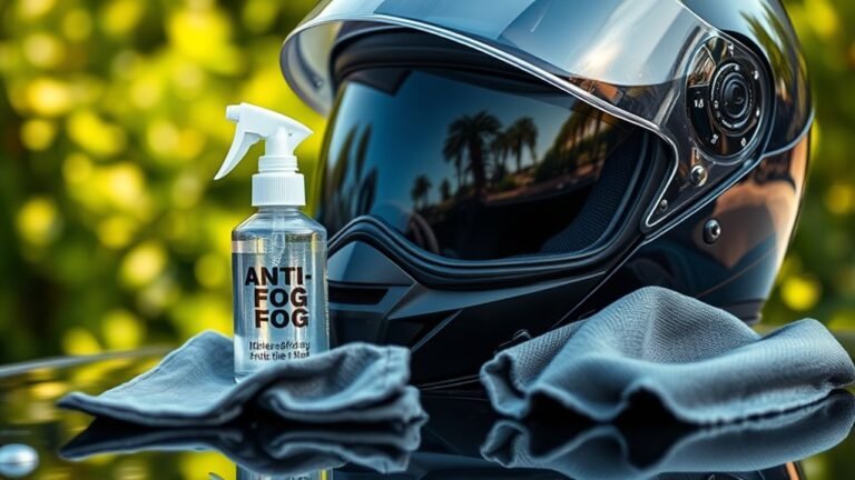 prevent helmet visor fogging