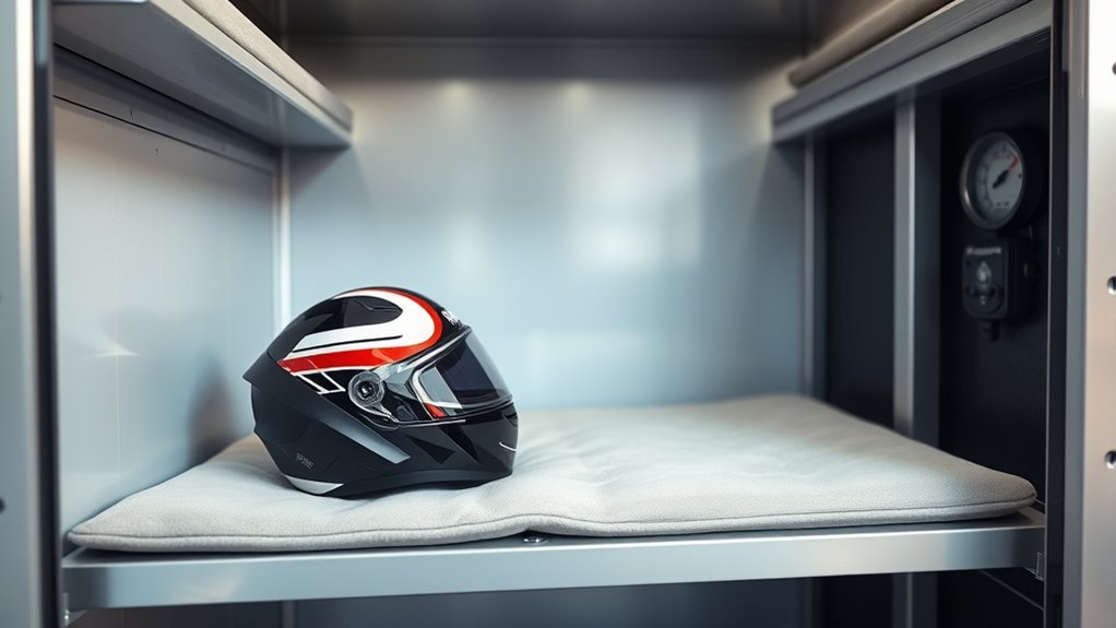 proper helmet storage guidelines