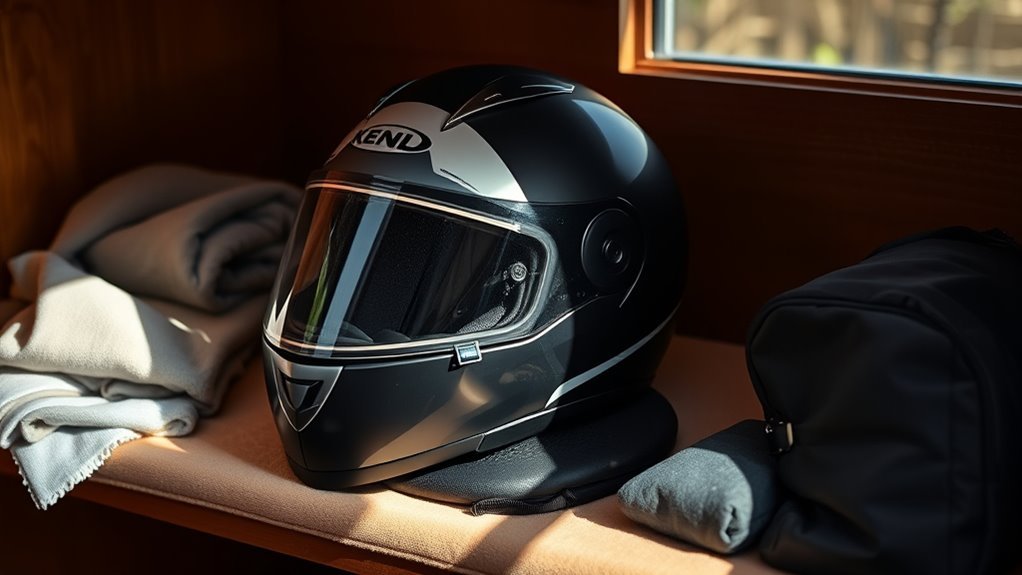 protect helmet with proper storage