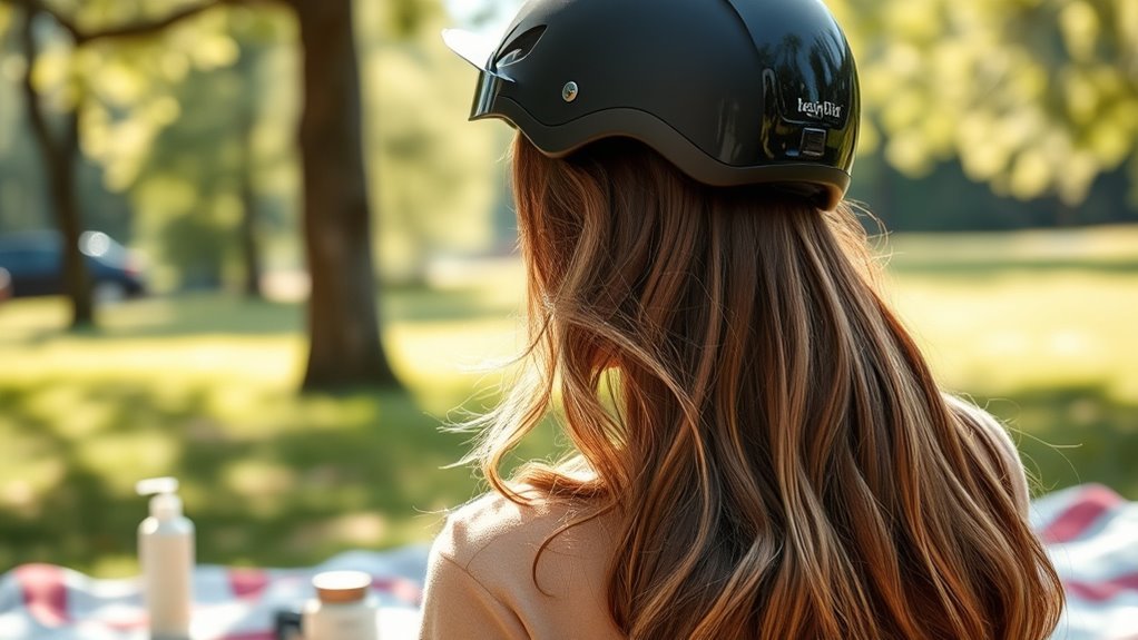 protective hairstyles for riding