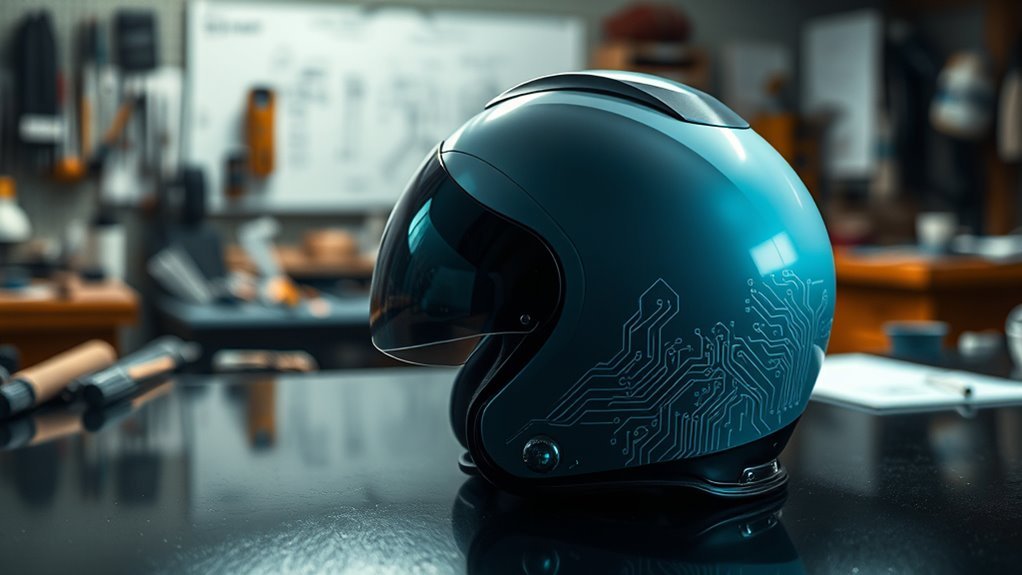 purpose driven sci fi helmet design