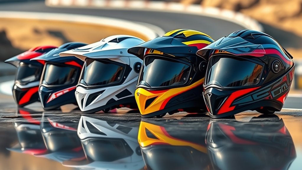 quiet comfortable motorcycle helmets