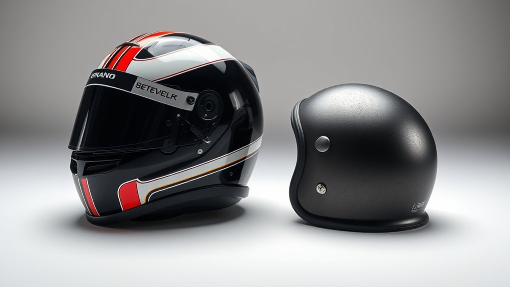 racing helmets offer enhanced protection