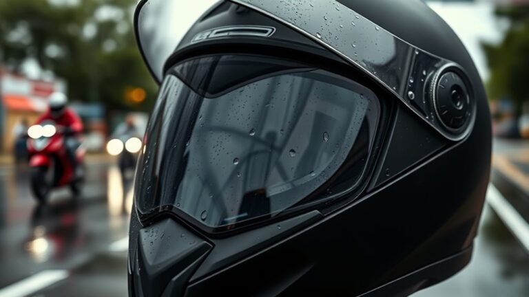 rain resistant motorcycle helmets
