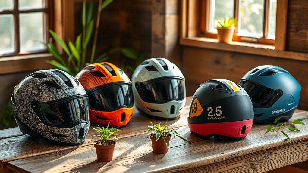 recycled helmets promote sustainability