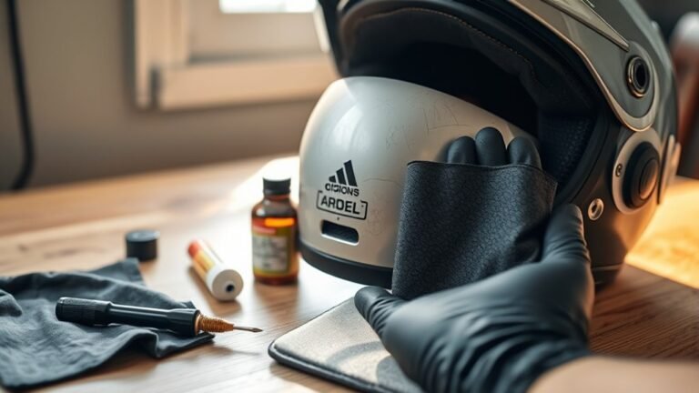repairing helmet damage effectively