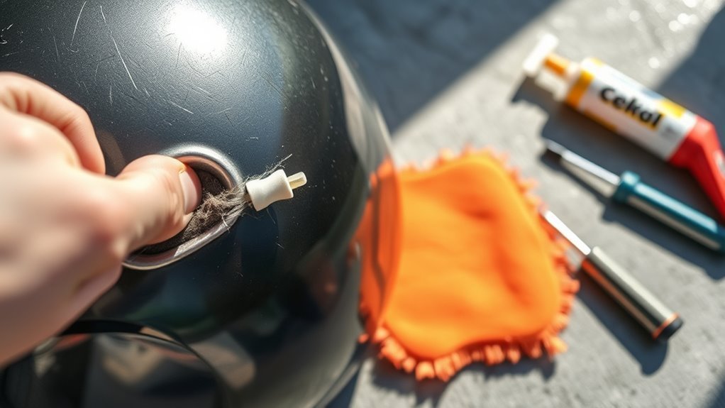 replace worn helmet padding