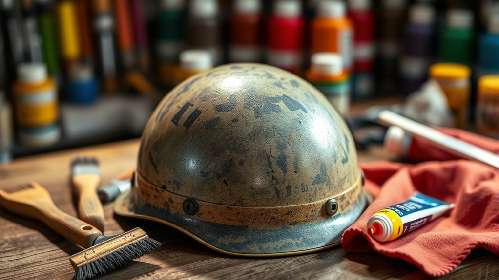restore faded helmet finish