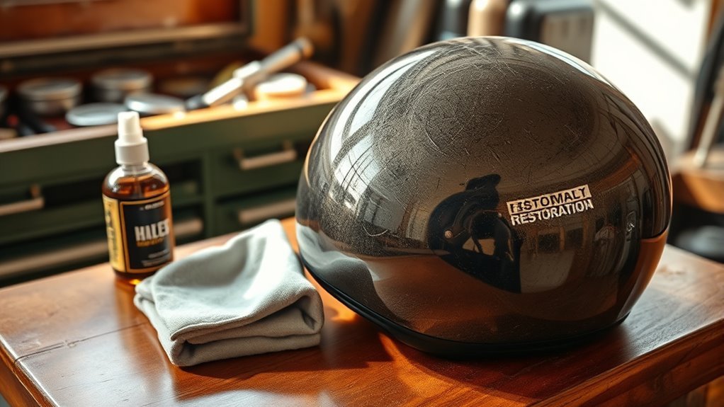 restore helmet s appearance effectively