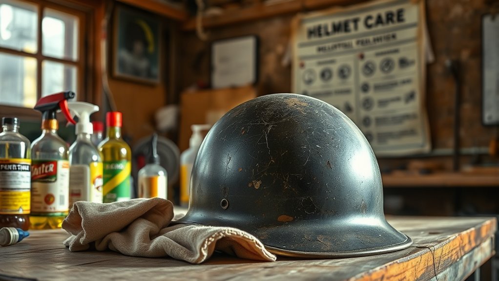 safe helmet cleaning alternatives