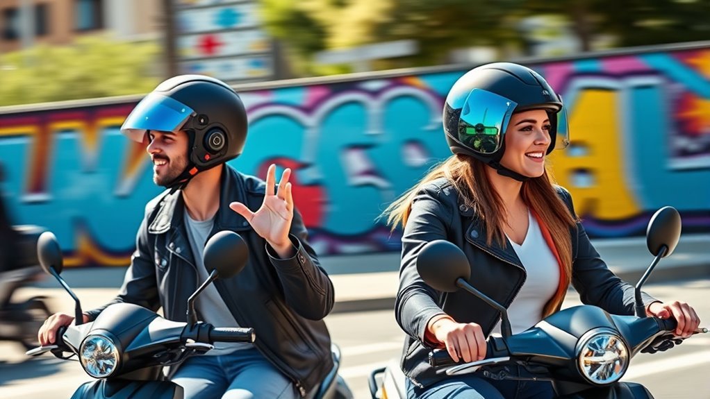 seamless communication for riders