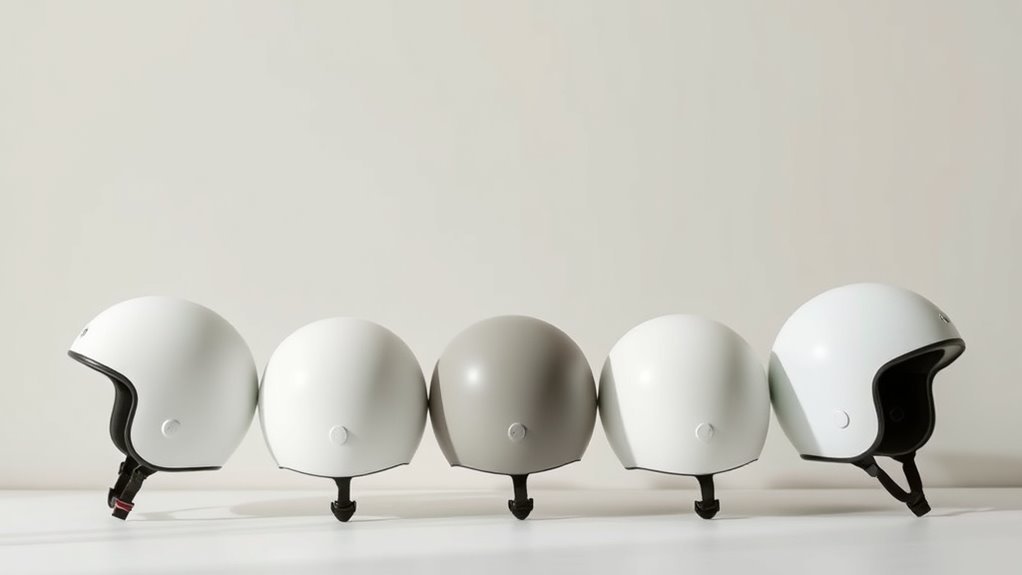 sleek minimalist helmet trends