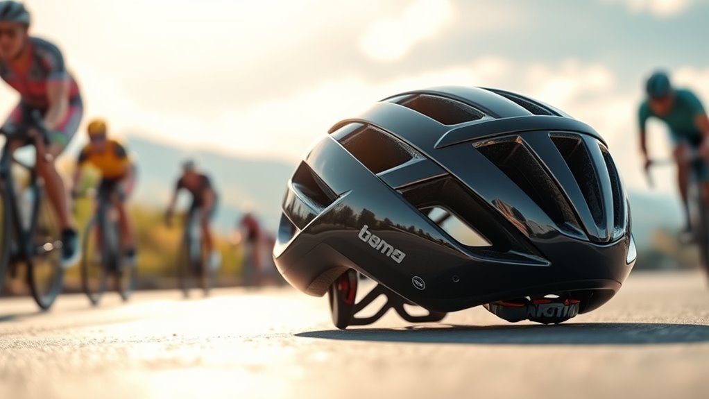 speed enhancing aerodynamic helmets