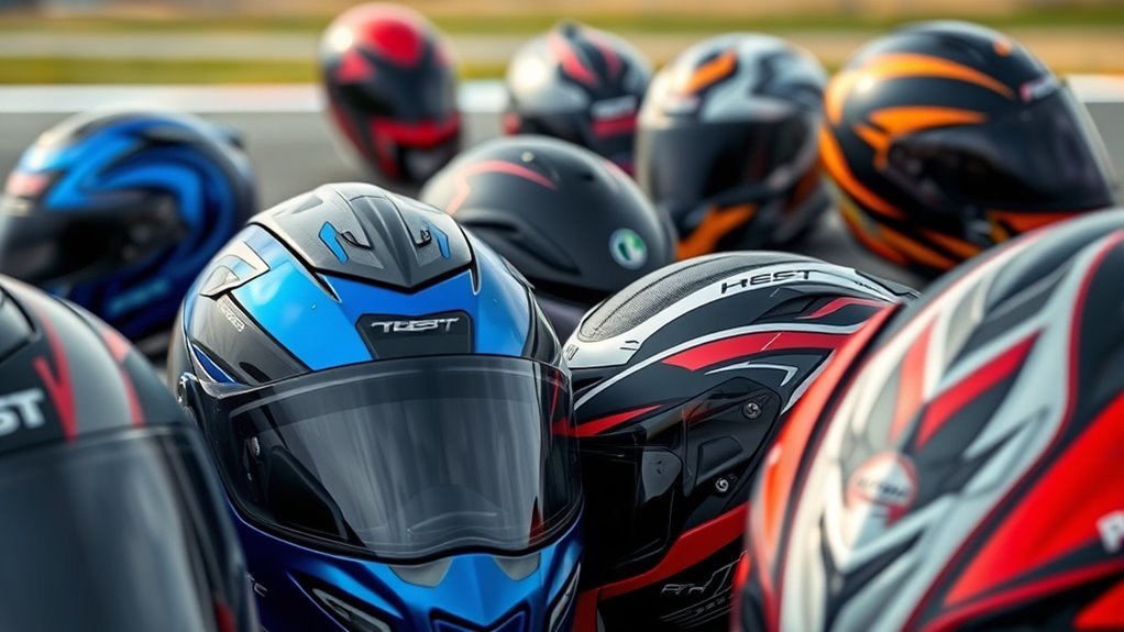 speed focused aerodynamic helmets