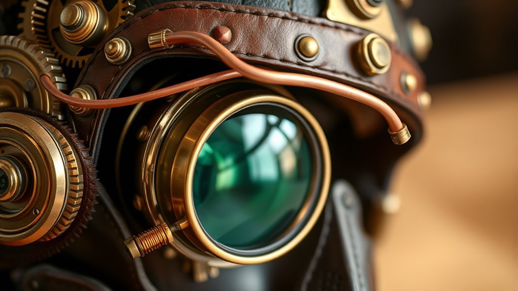 steampunk cosplay helmet design