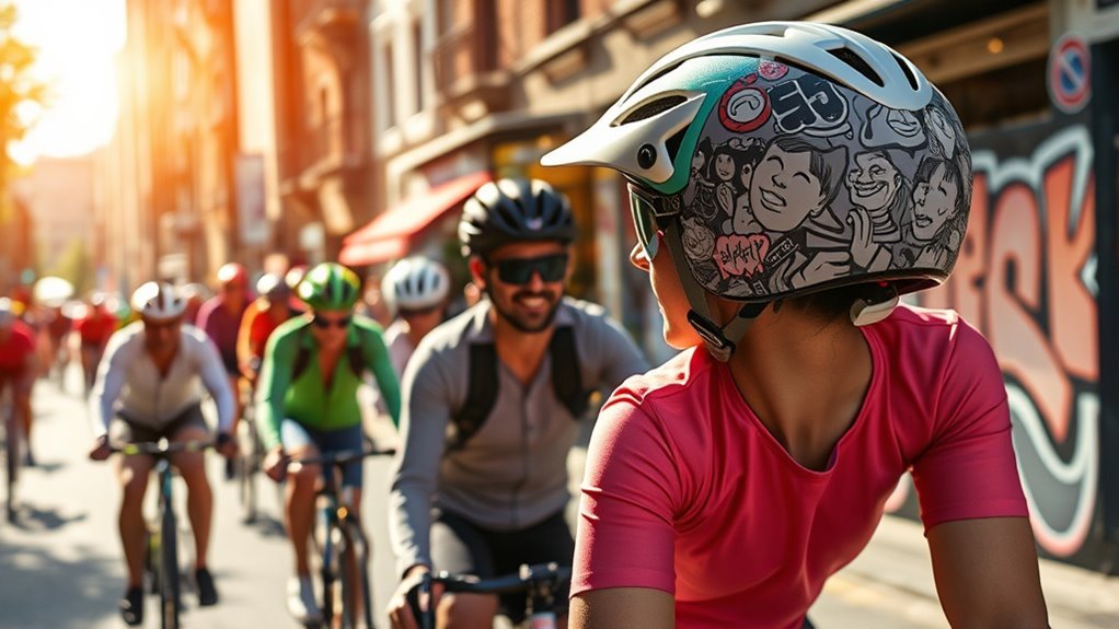 stylish safety for cyclists