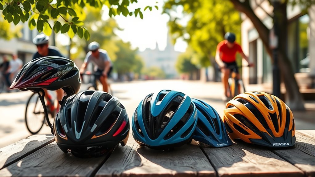 stylish urban cycling helmets