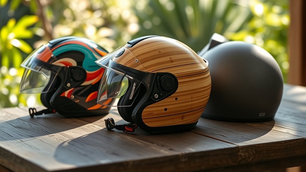sustainable motorcycle helmet brands