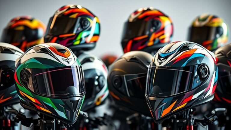 trendy 2025 motorcycle helmets