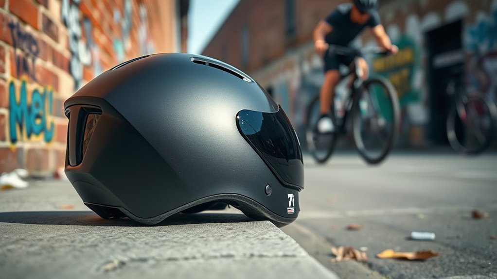 urban style in helmets