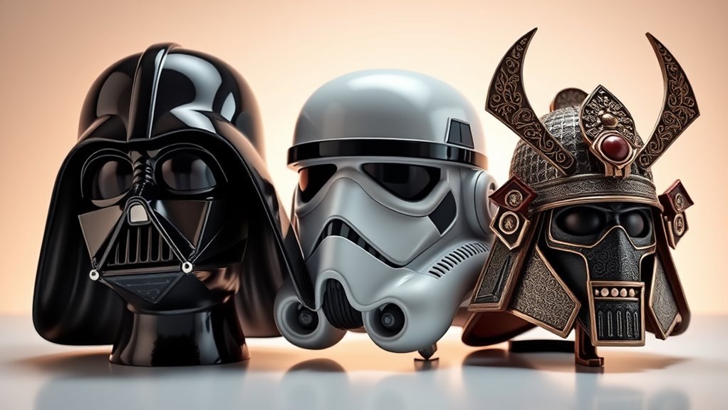 vader s helmet symbolizes tyranny