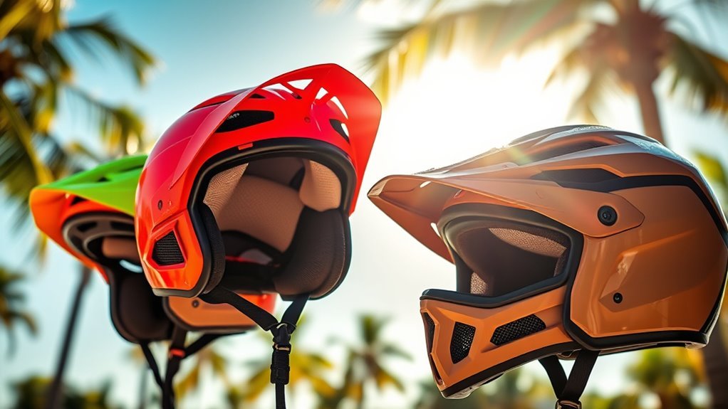 ventilated helmets for comfort