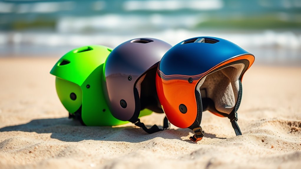 windsurfing and kiteboarding helmets