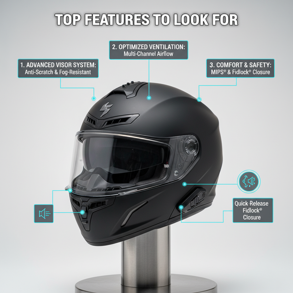 Top Features to Look For Top Features to Look For - a 11 helmet