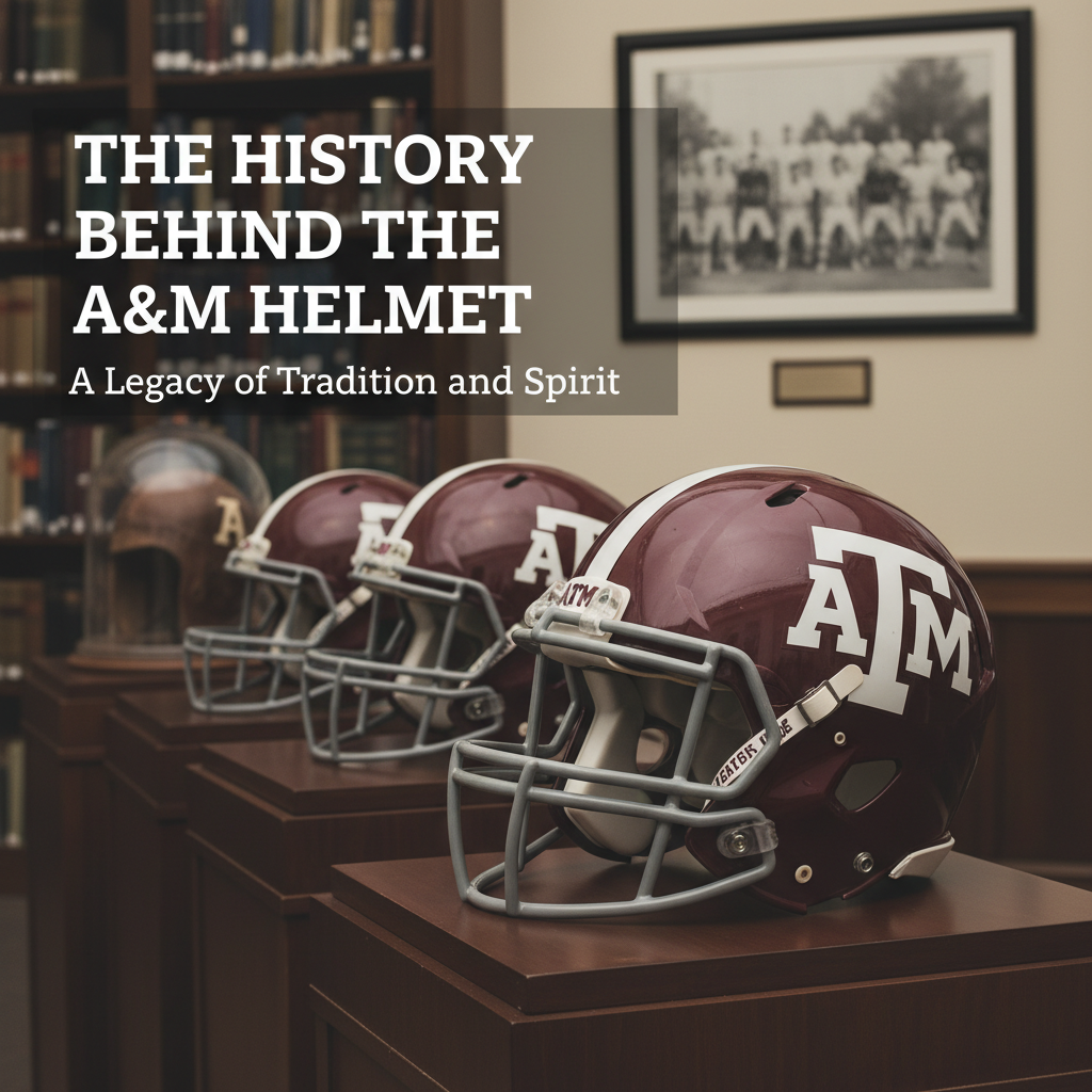 The History Behind the A&M Helmet - a&m helmet