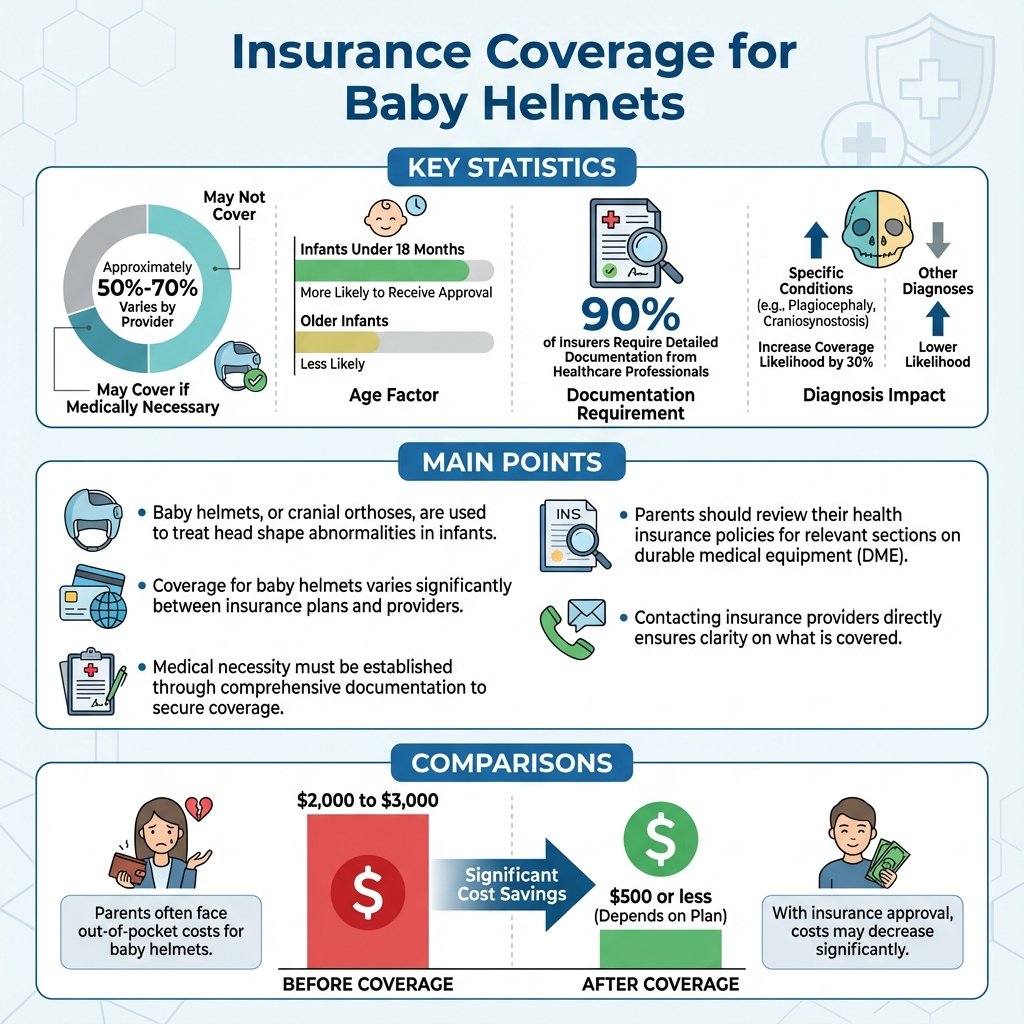 are baby helmets covered by insurance - Data Infographic and Statistics