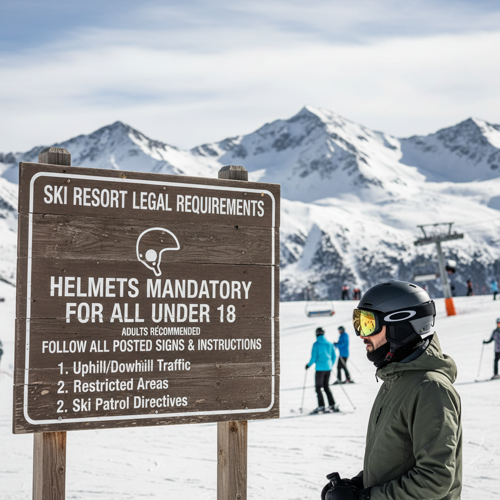 Legal Requirements at Ski Resorts - are helmets required at ski resorts