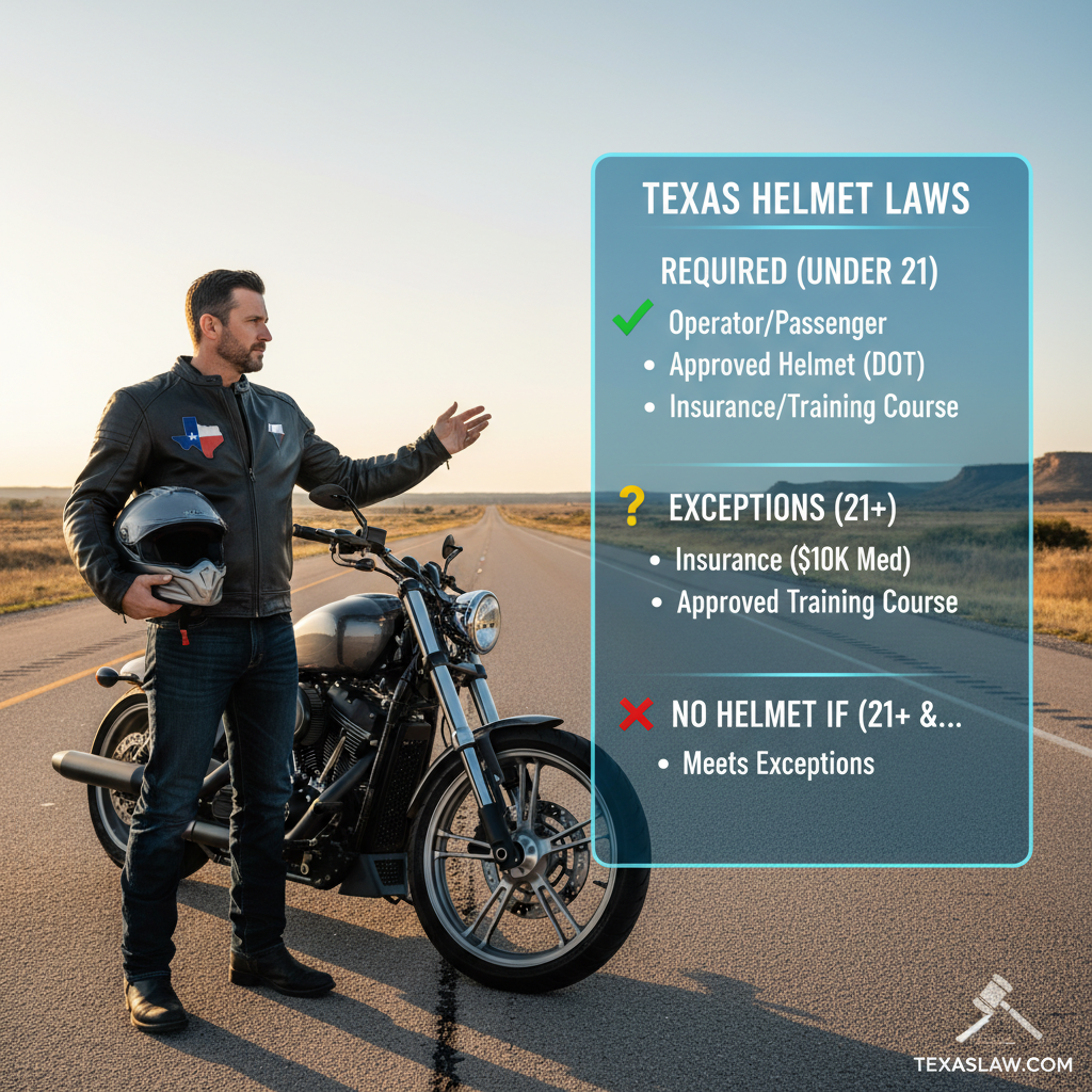 Understanding Texas Helmet Laws - are helmets required in texas