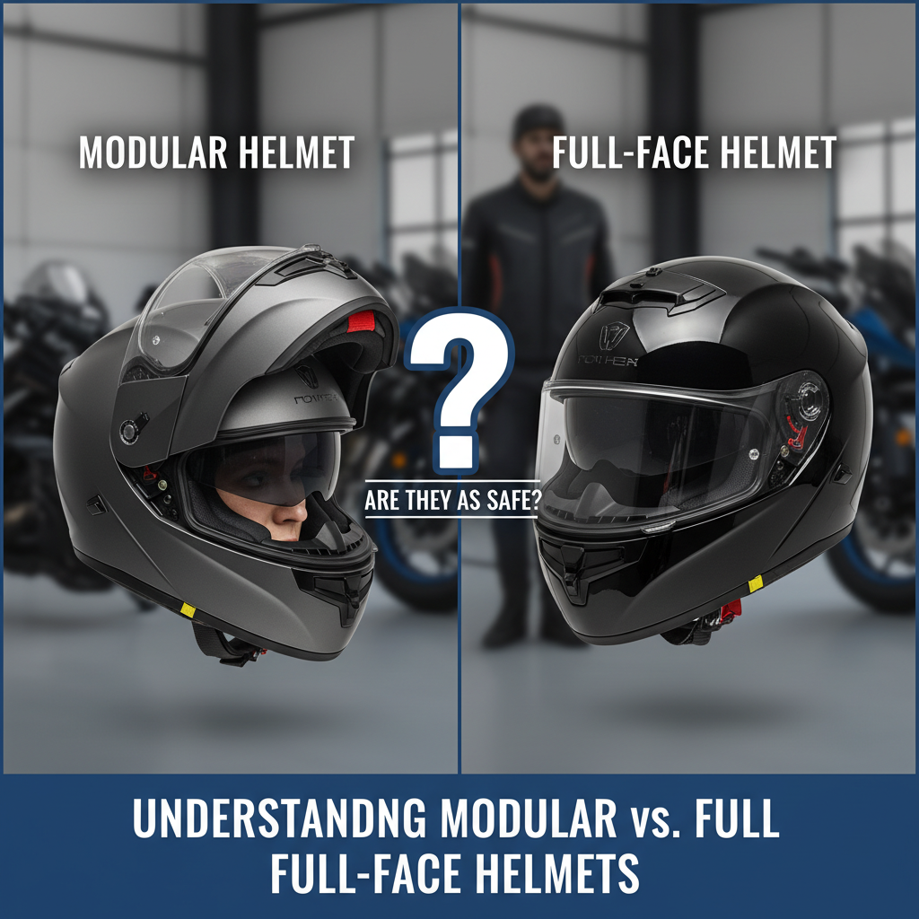 Understanding Modular vs. Full-Face Helmets - are modular helmets as safe as full face