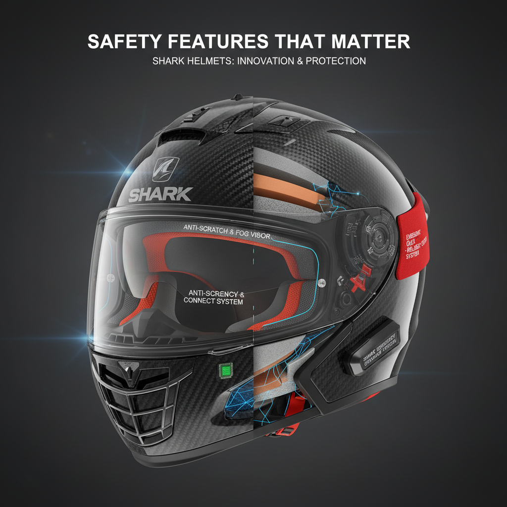 Safety Features That Matter - are shark helmets good