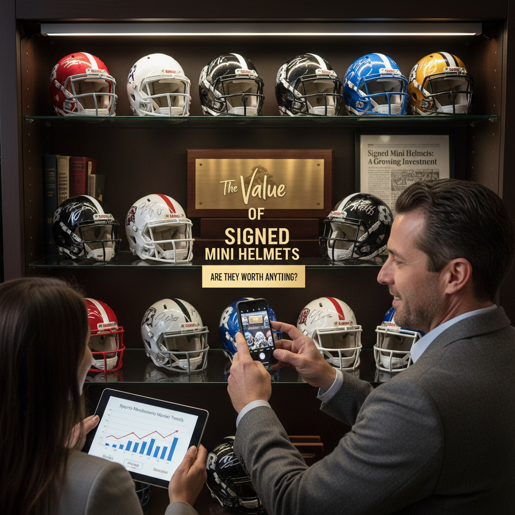 The Value of Signed Mini Helmets - are signed mini helmets worth anything
