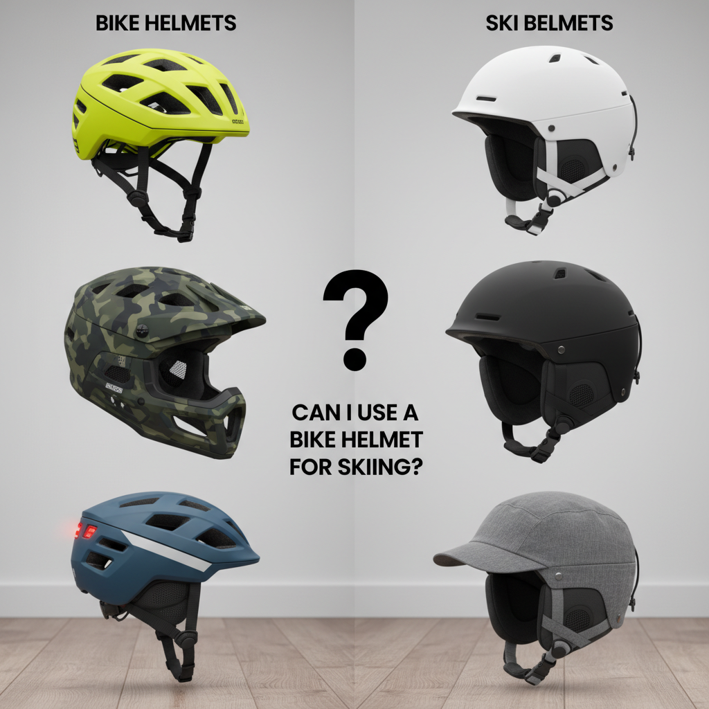 Understanding Helmet Types - can i use bike helmet for skiing