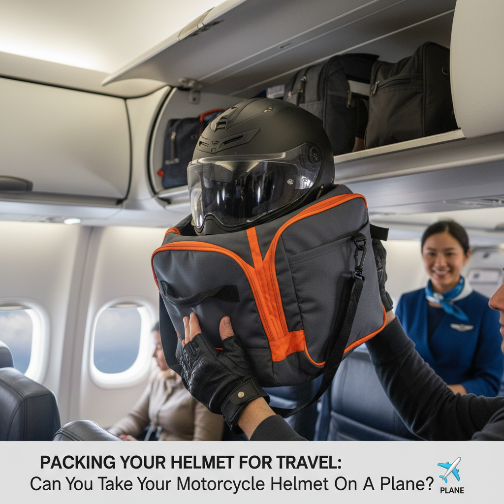 Packing Your Helmet for Travel - can you take motorcycle helmet on plane