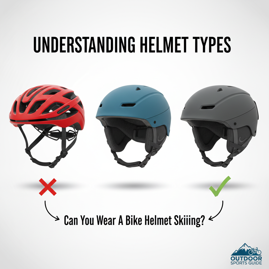 Understanding Helmet Types - can you wear a bike helmet skiing
