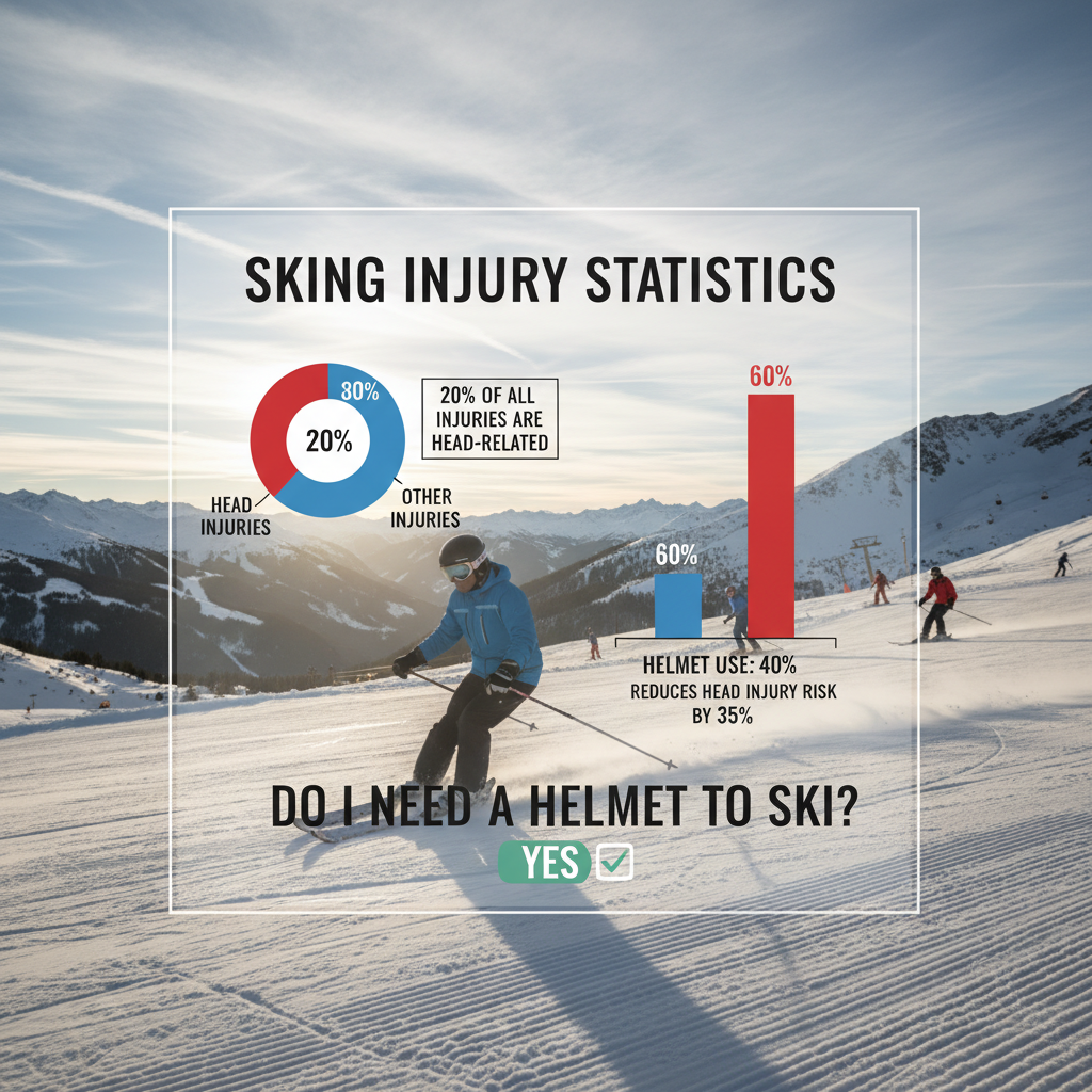 Statistics on Skiing Injuries - do i need a helmet to ski