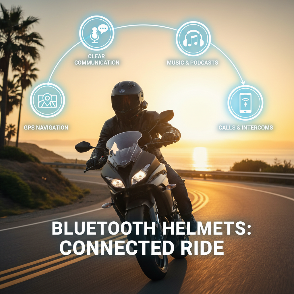 Benefits of Using Bluetooth Helmets - do motorcycle helmets have bluetooth