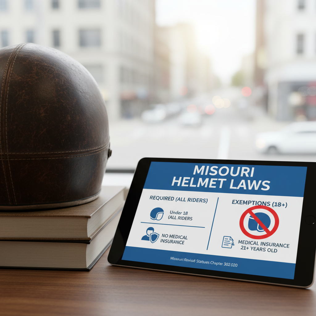 Overview of Missouri Helmet Laws - do you have to wear a helmet in missouri