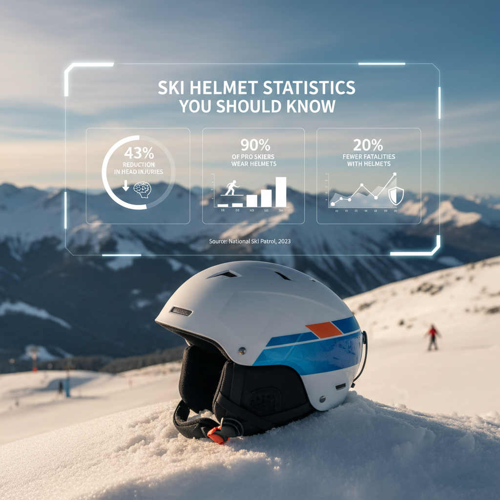 Ski Helmet Statistics You Should Know - do you have to wear a helmet when skiing