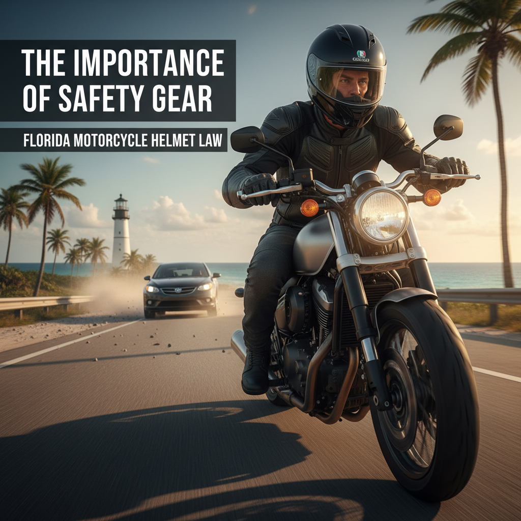 The Importance of Safety Gear - do you have to wear a motorcycle helmet in florida