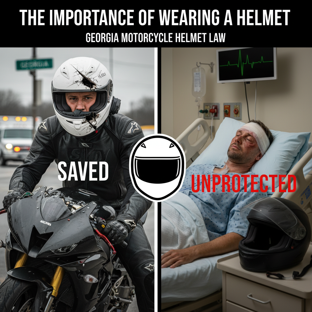 The Importance of Wearing a Helmet - do you have to wear a motorcycle helmet in georgia