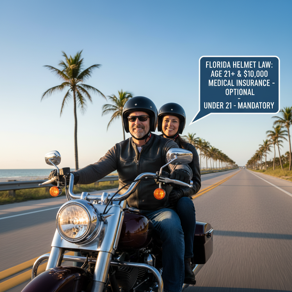 Understanding Florida's Helmet Law - do you have to wear a motorcycle helmet in florida