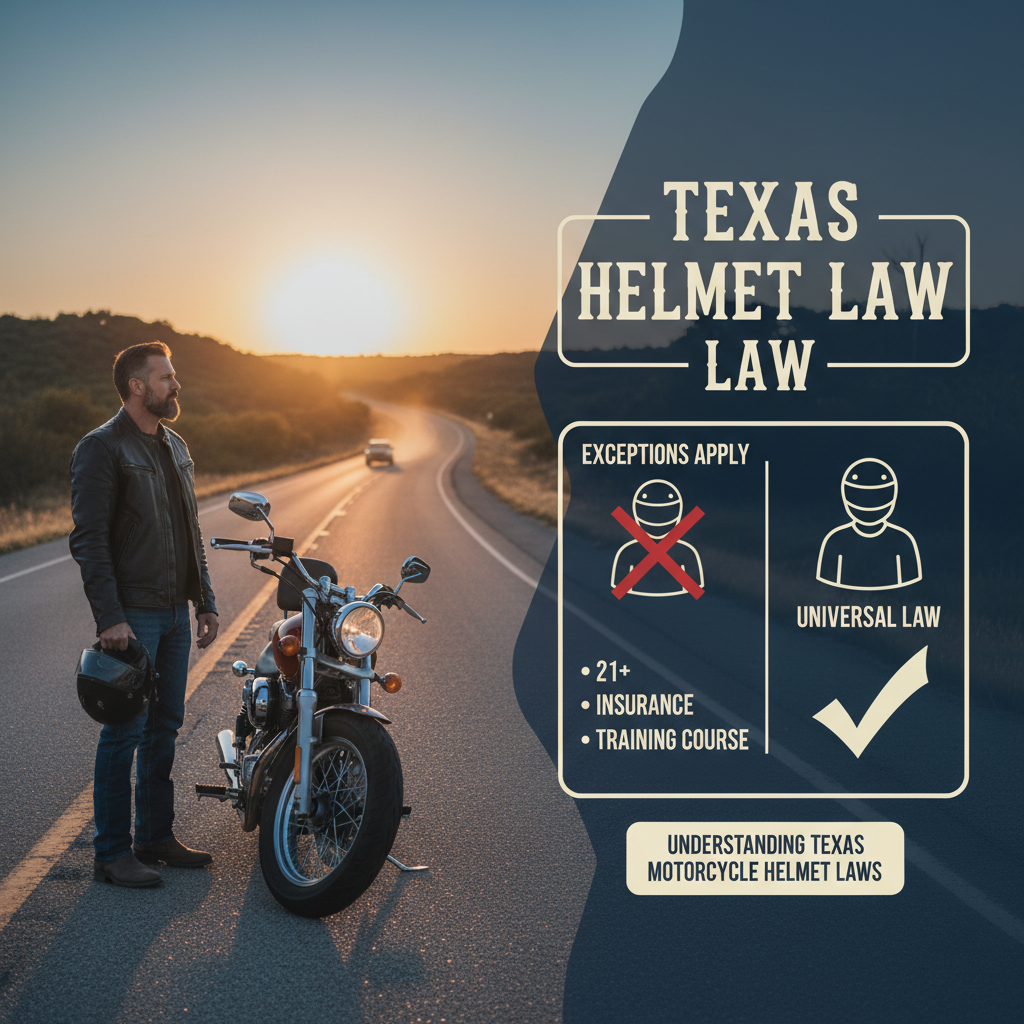Understanding Texas Helmet Laws - do you have to wear a motorcycle helmet in texas